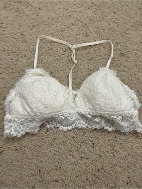 Aerie Like New White Lace Bralette